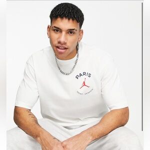 🔥 Jordan x PSG Tee – White | Size M
Streatwear Jumpman +Paris Saint-Germain logo